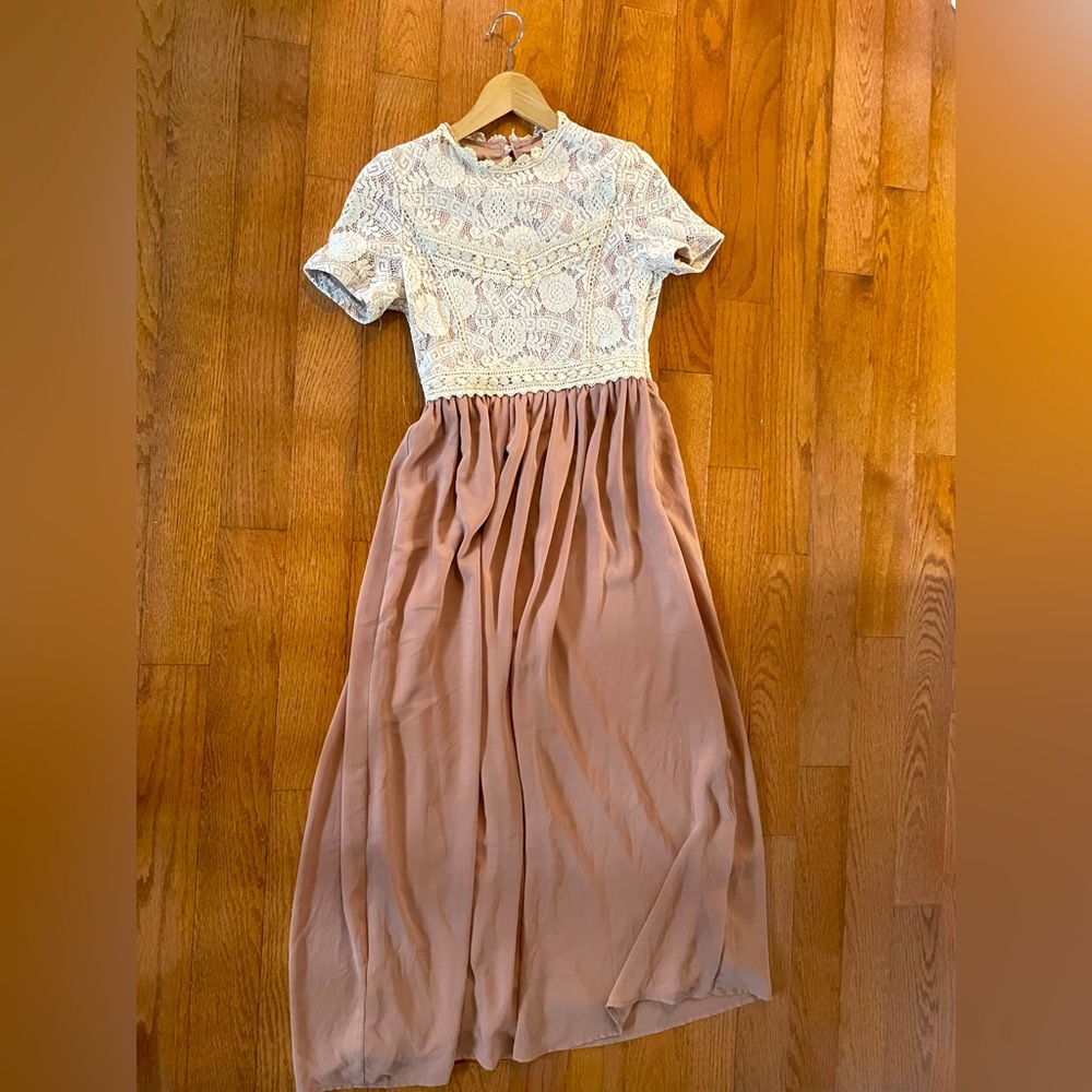 Event dress with breast zippers